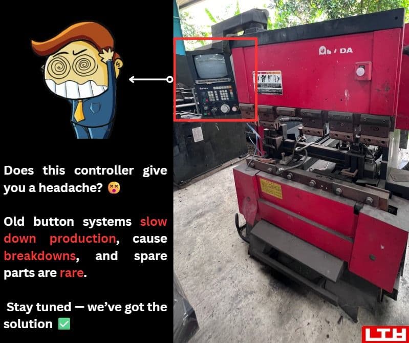 Still struggling with old press brake button controllers?