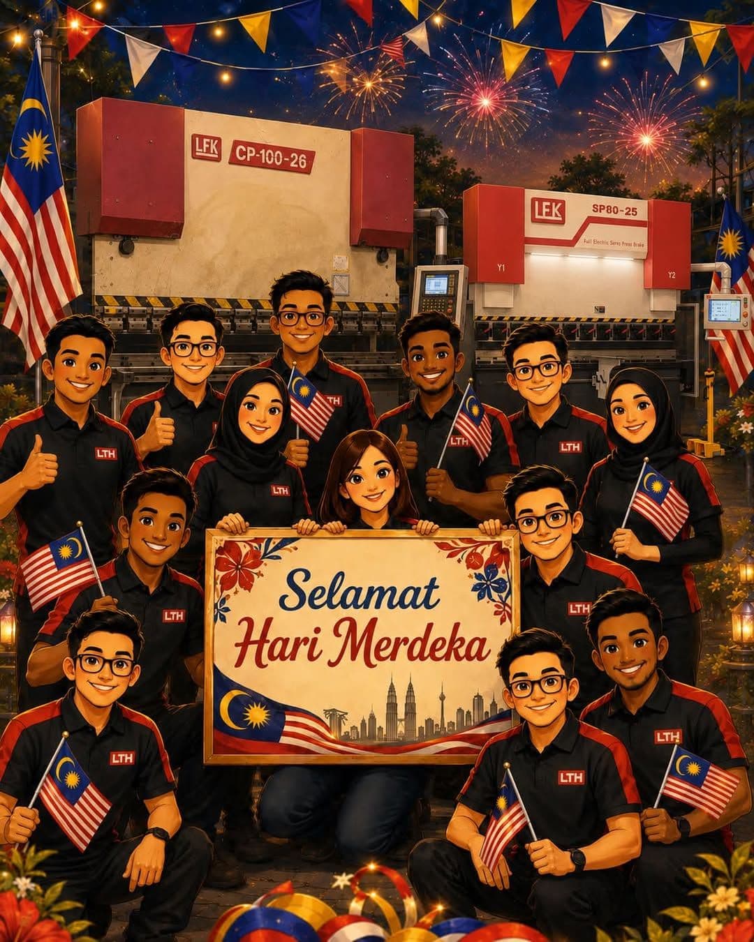 Selamat Hari Merdeka from all of us at LTH Machinery