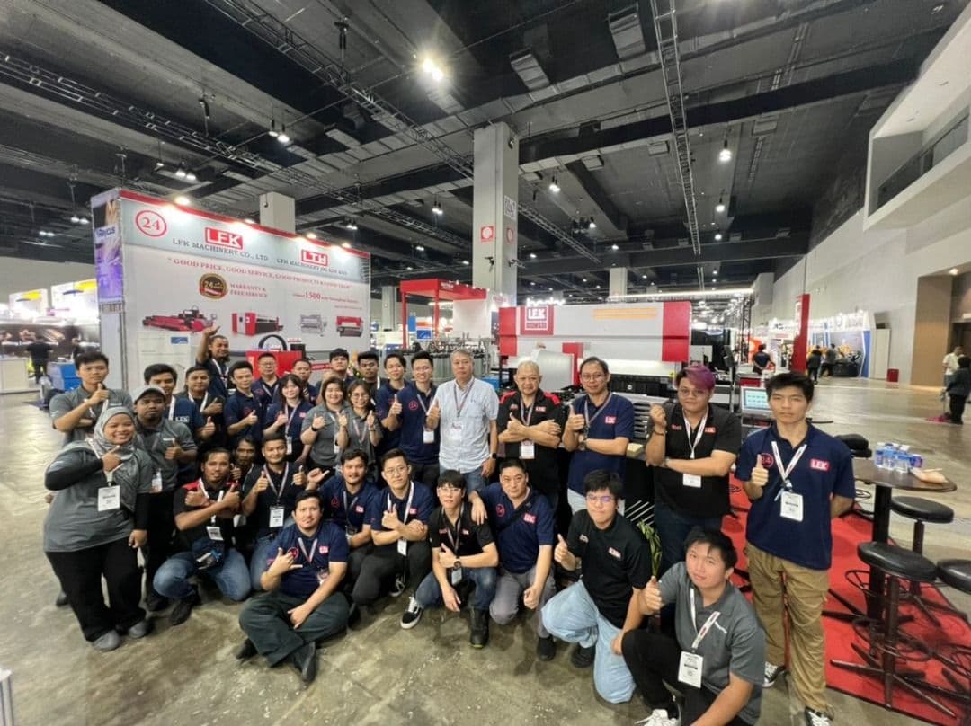 Our engineering team at MITEC exhibition, where we always keep up with the latest in sheet…