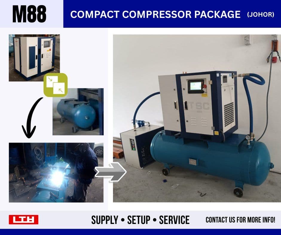 This Compact Compressor Package (Johor) was built for customers who want a cleaner…