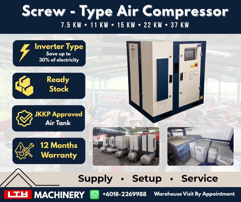 Screw-Type Air Compressors | Inverter Type